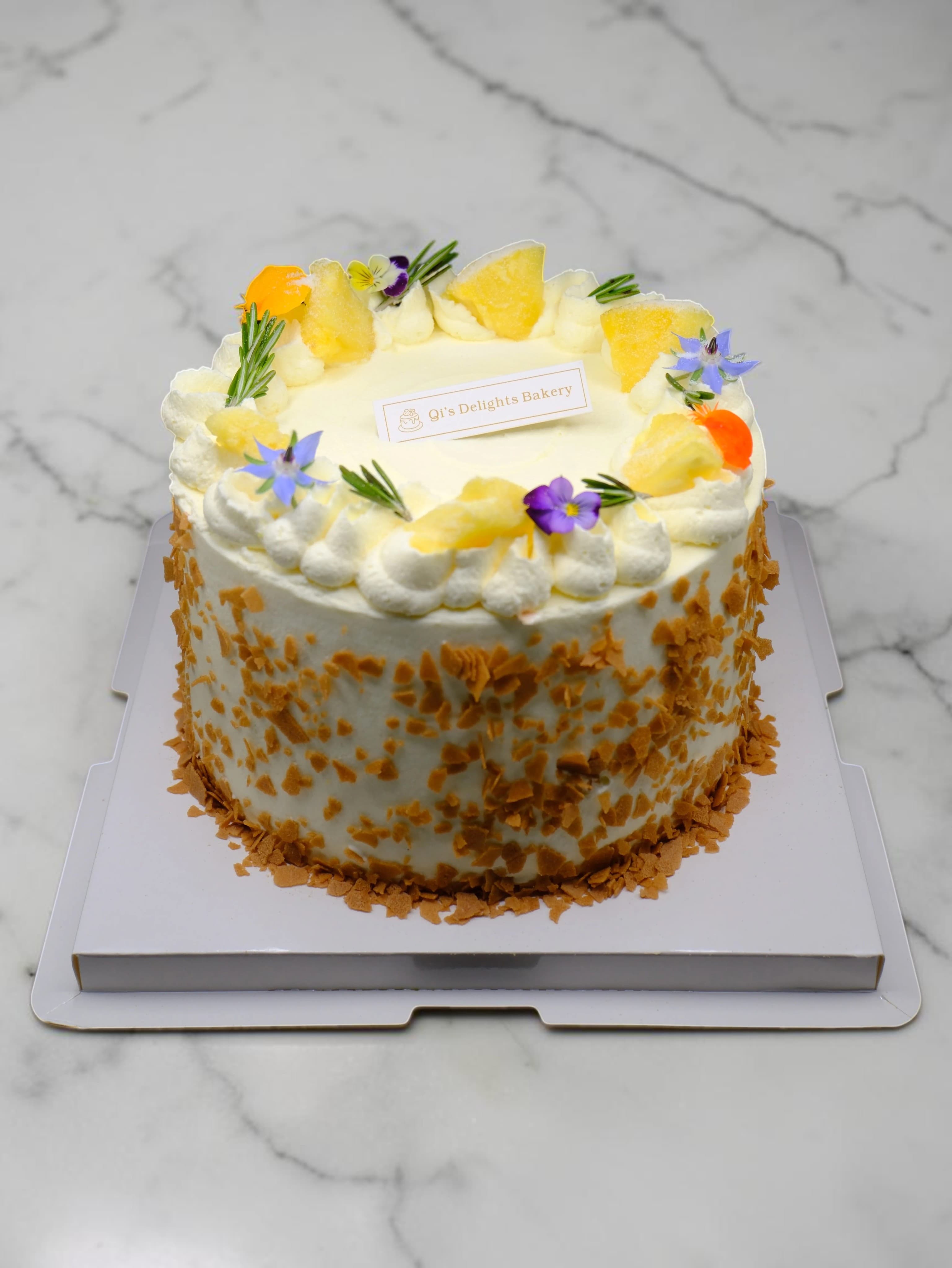 Pandan & Pineapple Coconut Chiffon(Seasonal)
