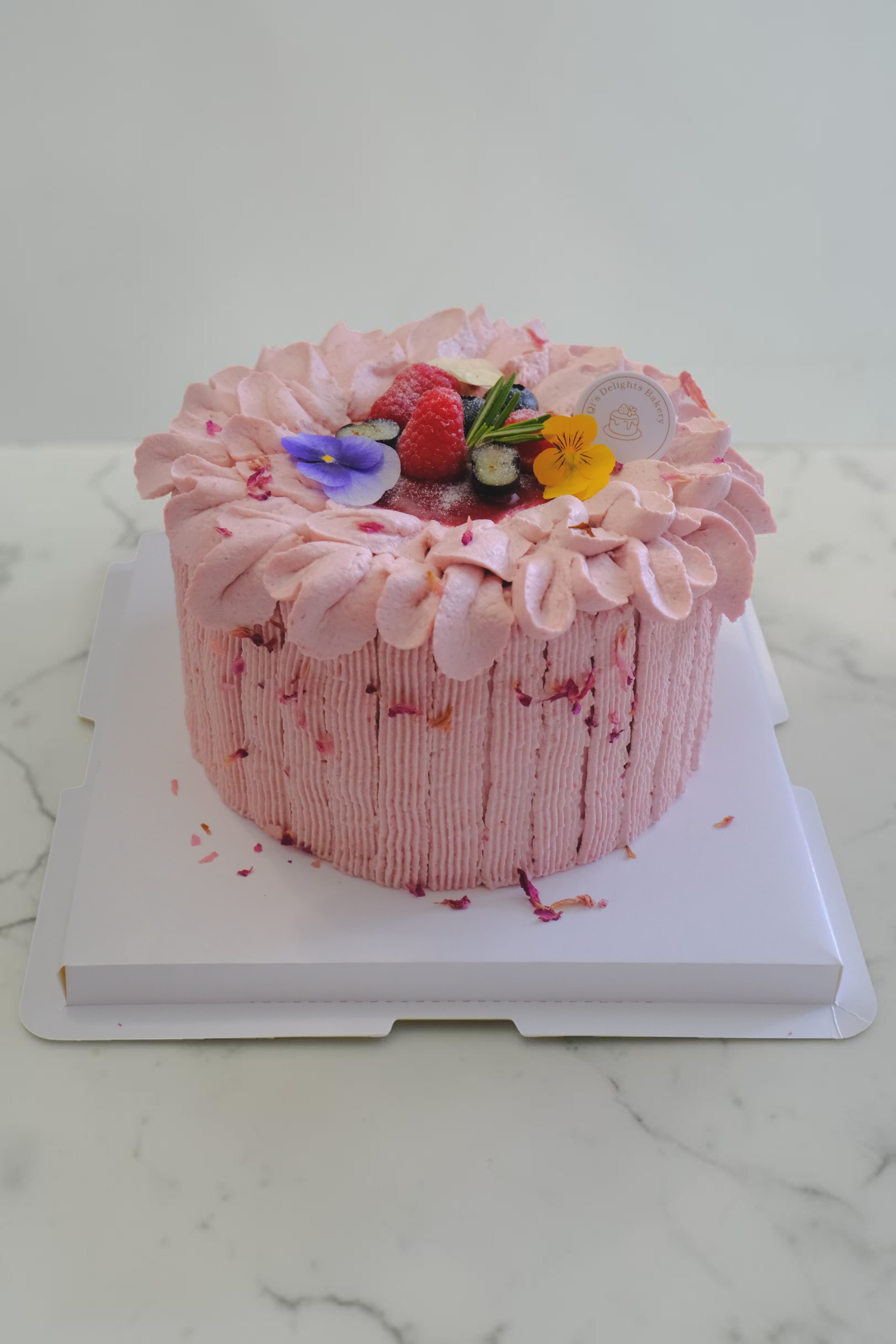 Strawberry Cheesecake Chiffon