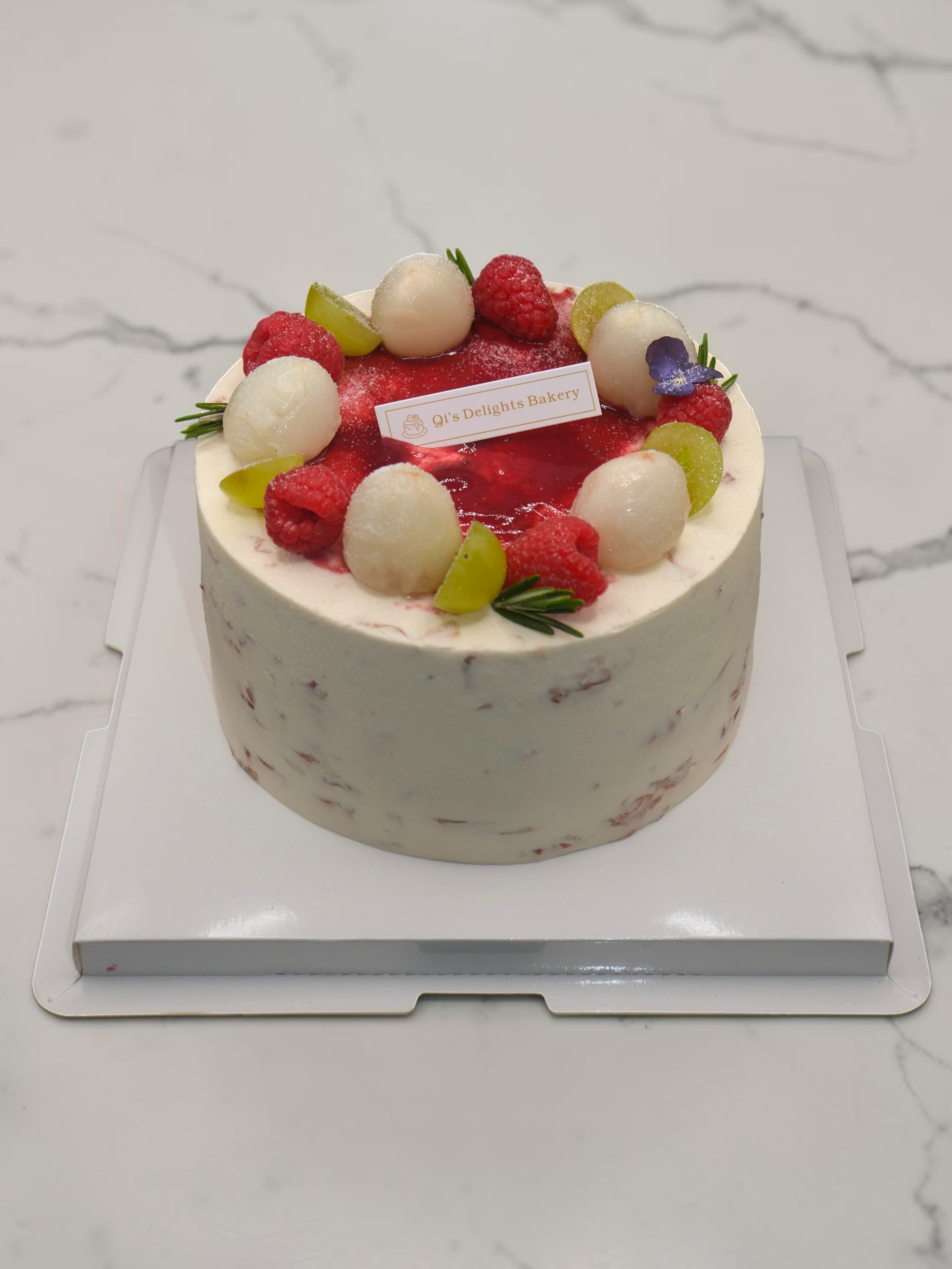 Rose Lychee Raspberry Chiffon (Seasonal)