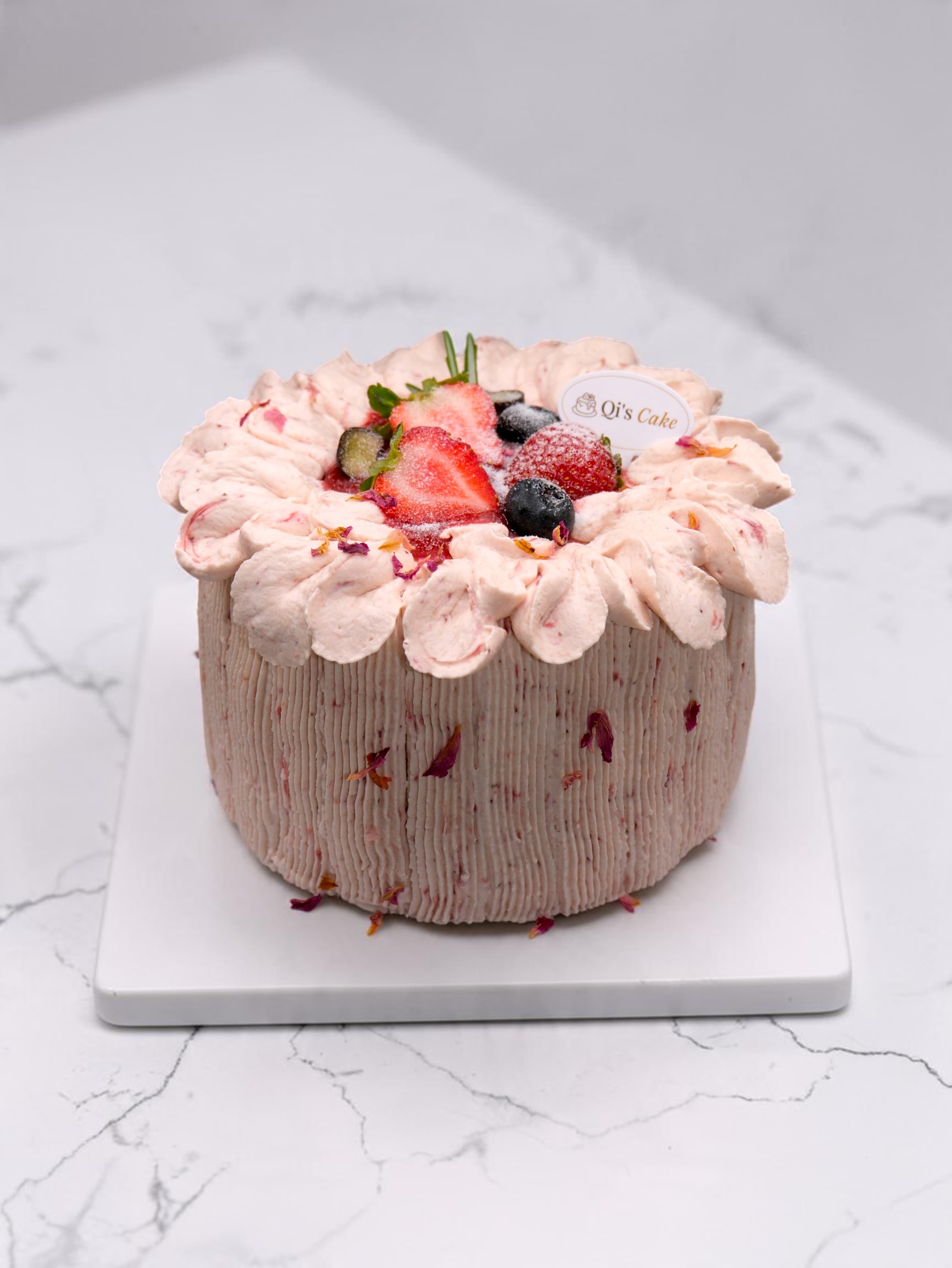 Strawberry Cheesecake Chiffon
